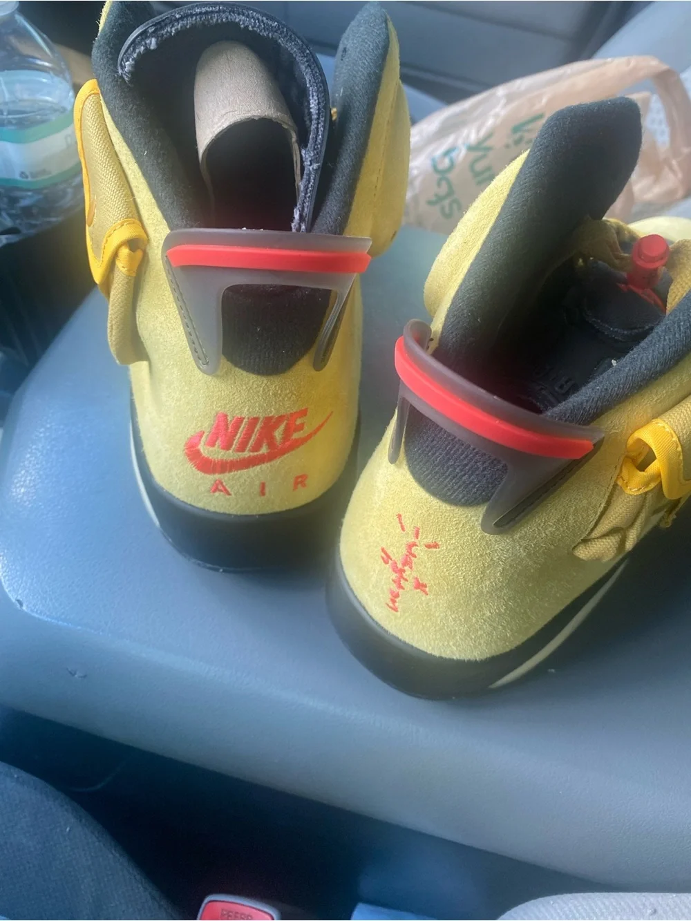 Jordan Bundle: Red/White/Black High & Yellow/Black Retro Sneakers